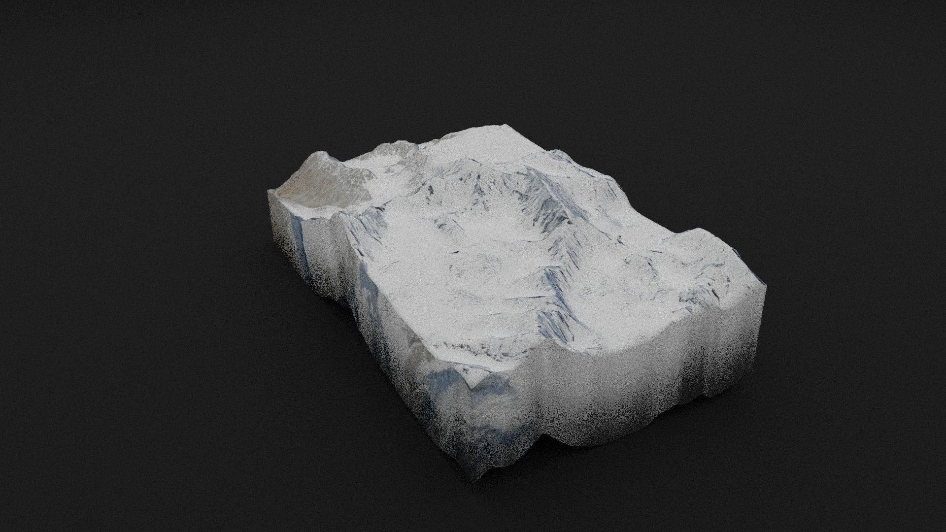 Ghent Kangri Low-poly 3D model_7