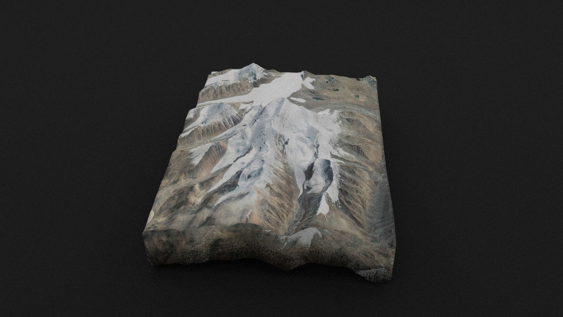 Gurla Mandhata Low-poly 3D model_3