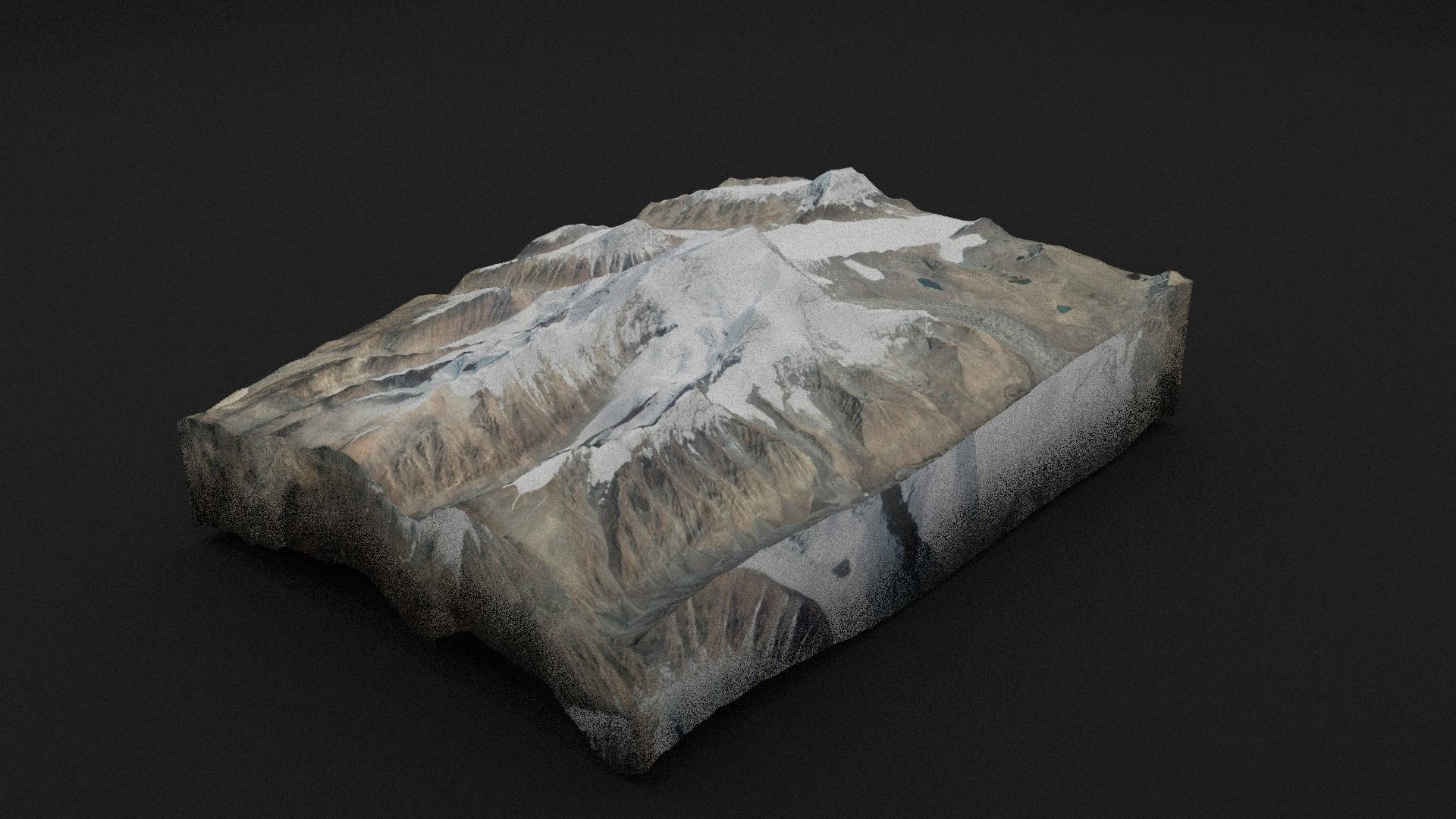 Gurla Mandhata Low-poly 3D model_2