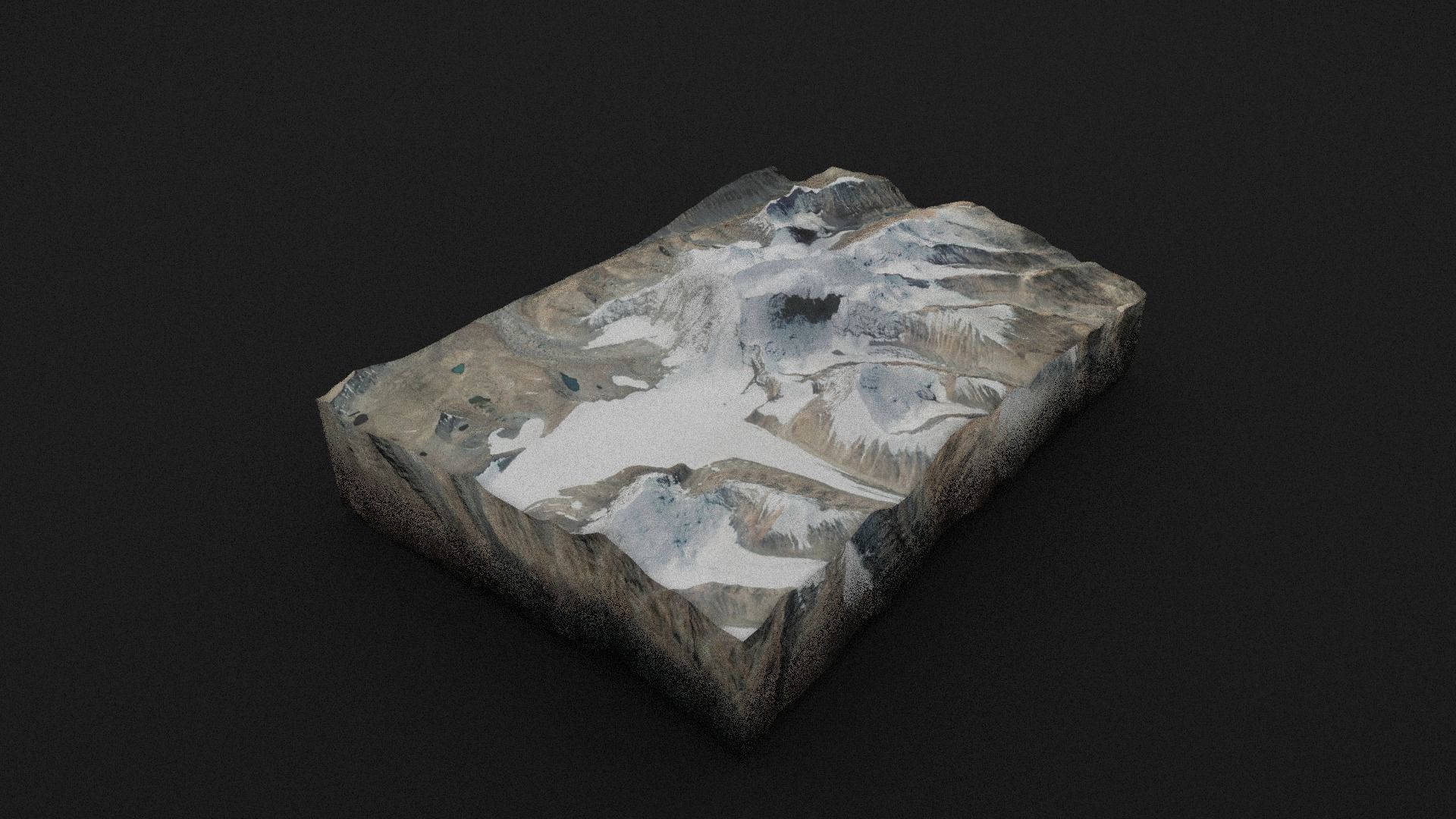 Gurla Mandhata Low-poly 3D model_6