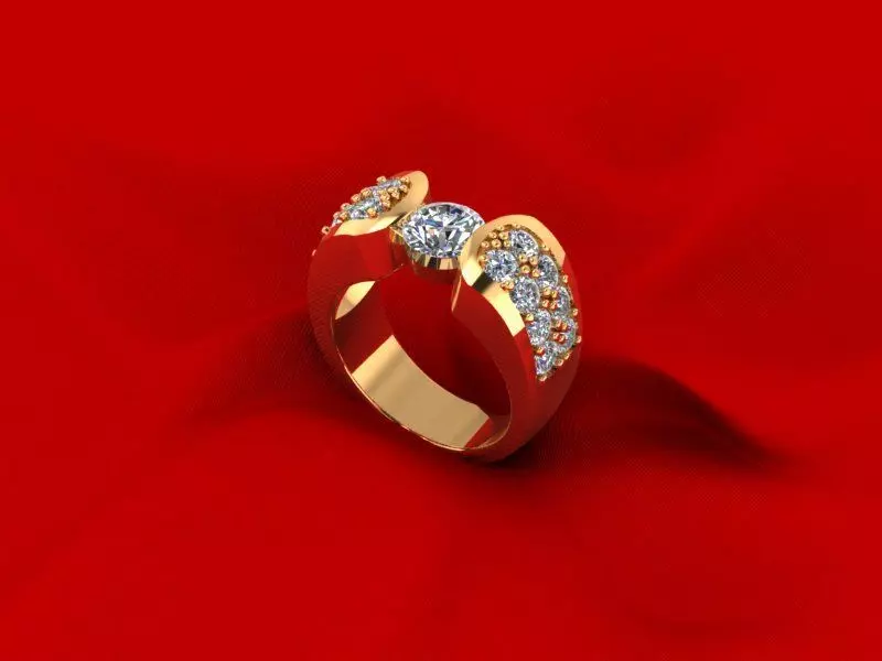Top Great Men Ring 3D print model