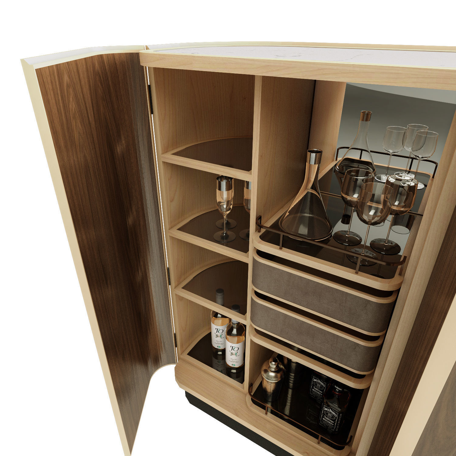 Moore Giorgetti Cabinet 3D model_2