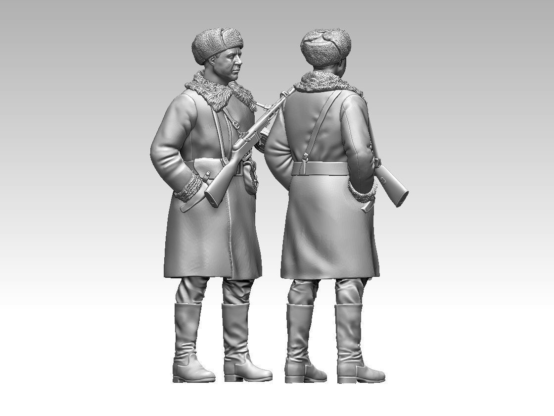 russian soldiers 3D print model_28
