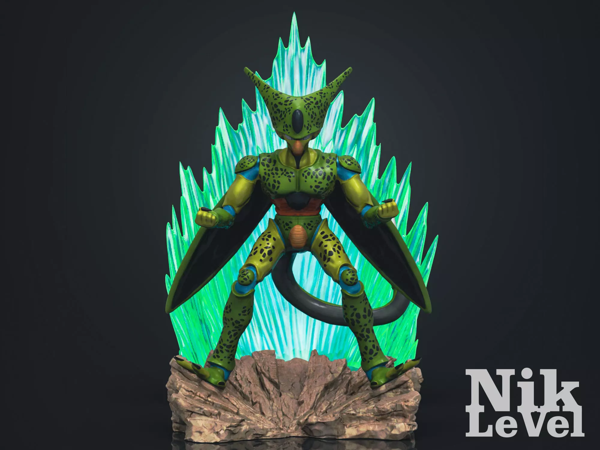 Imperfect Cell Dragon Ball 3D Printable 3D print model