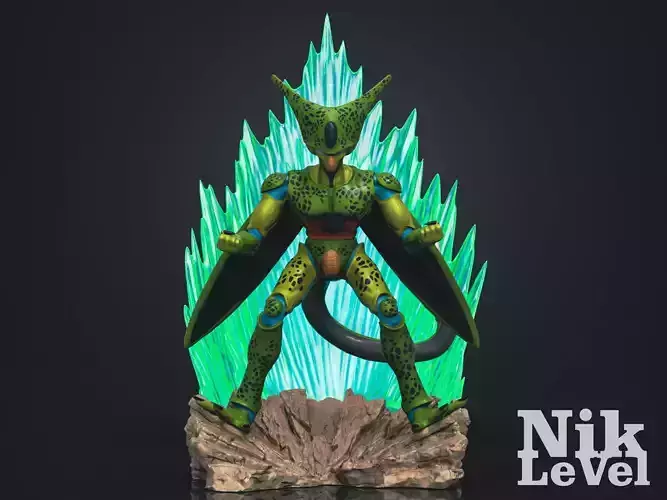  Imperfect Cell Dragon Ball 3D Printable 