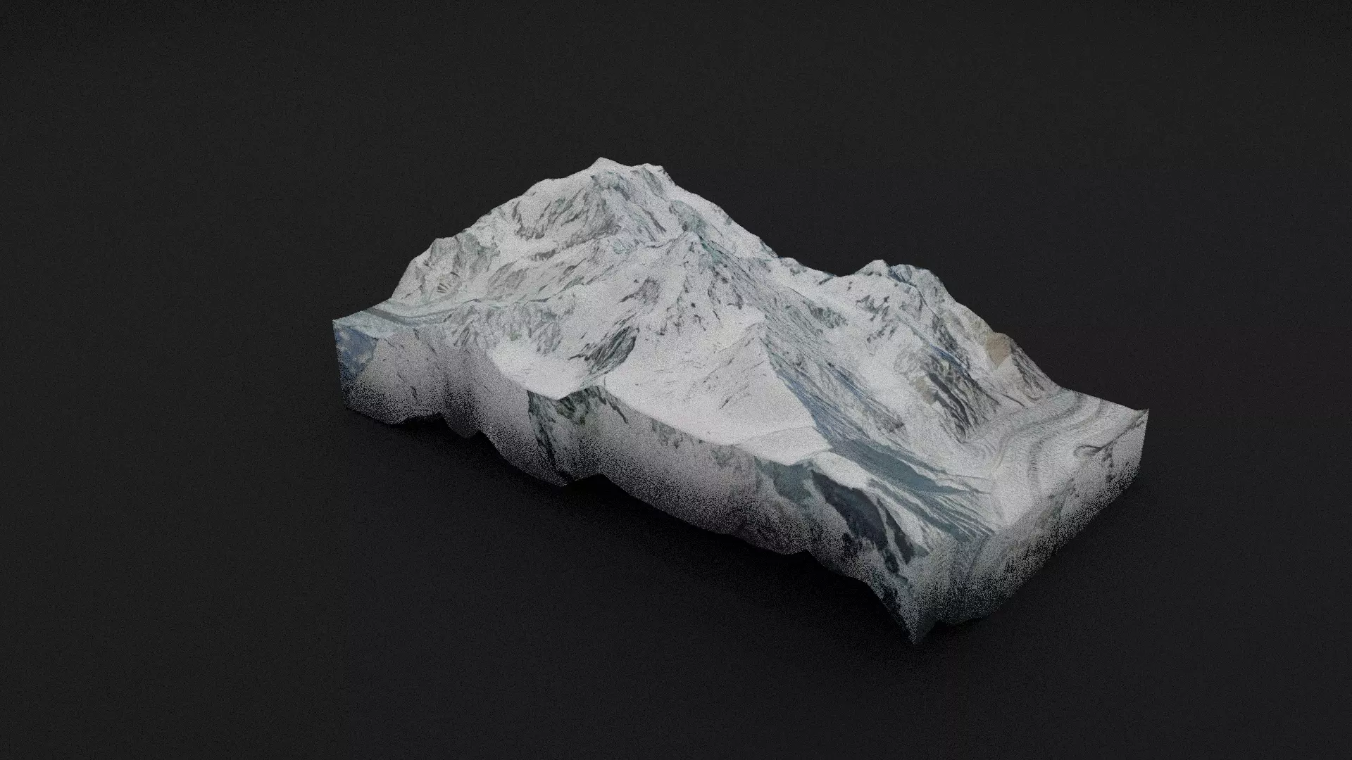 Kanjut Sar Low-poly 3D model