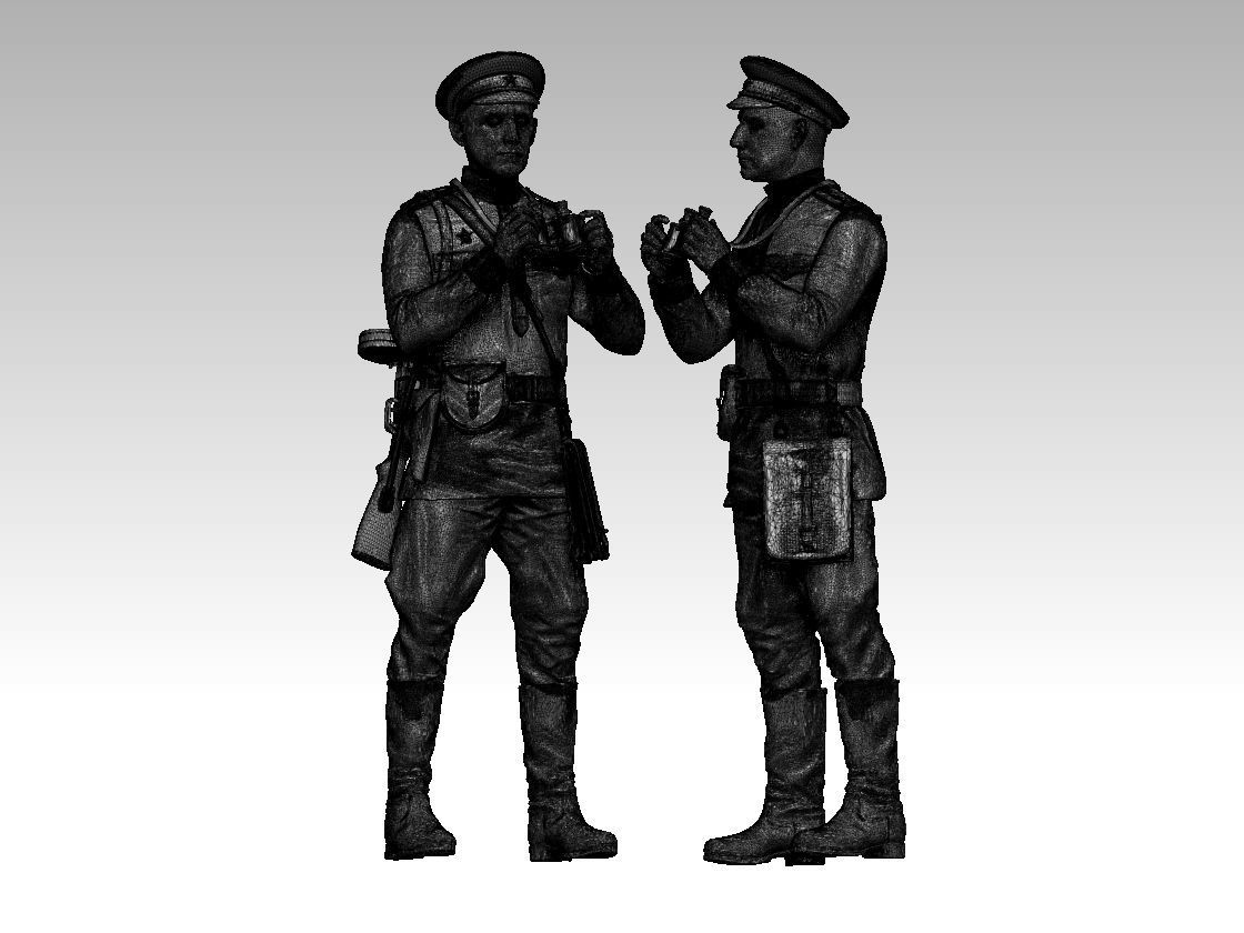 russian soldier 3D print model_14