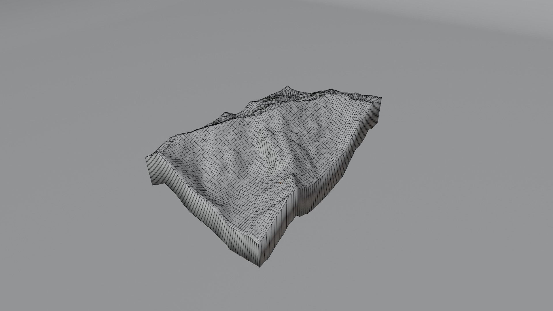 Kongur Tiube Low-poly 3D model_8