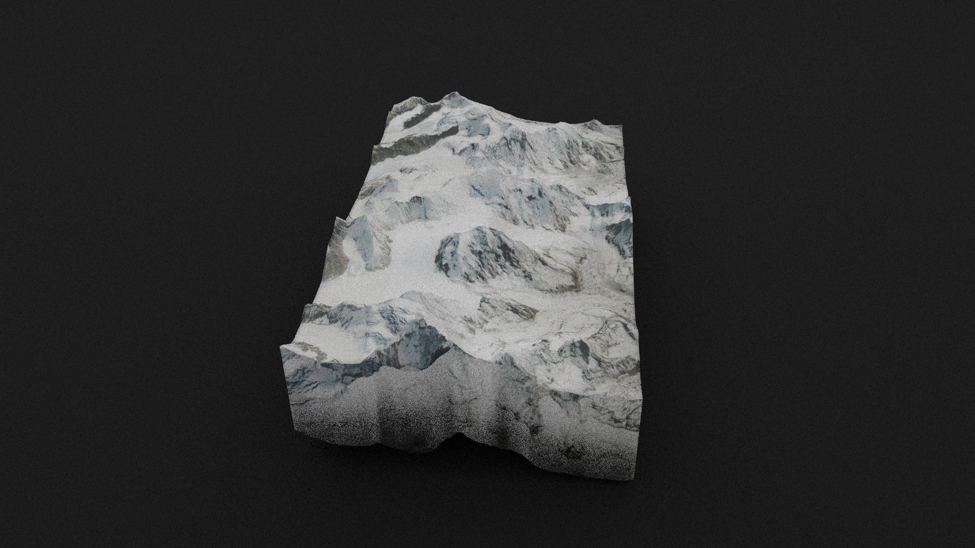 Labuche Kang Low-poly 3D model_3