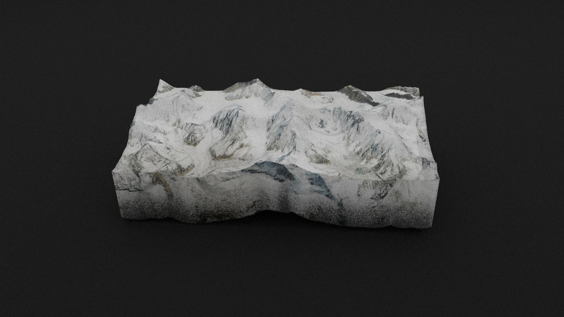 Labuche Kang Low-poly 3D model_1