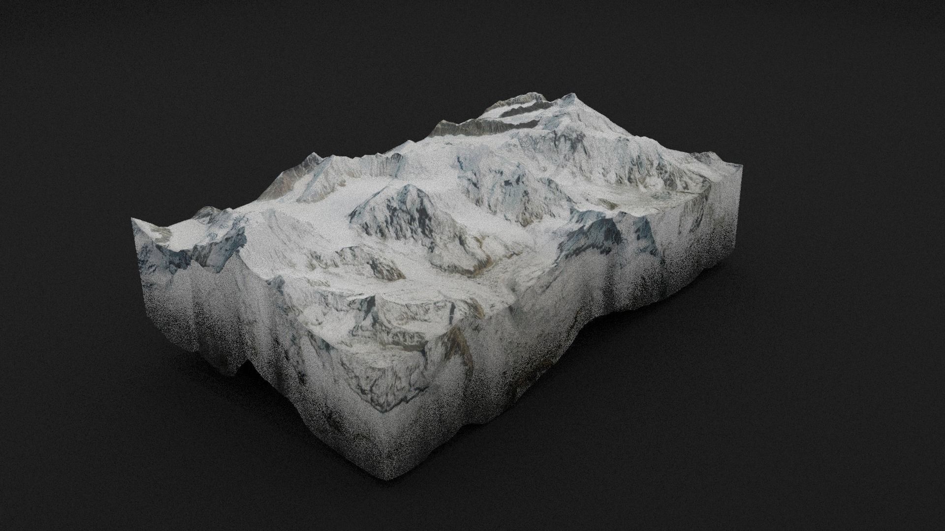 Labuche Kang Low-poly 3D model_2