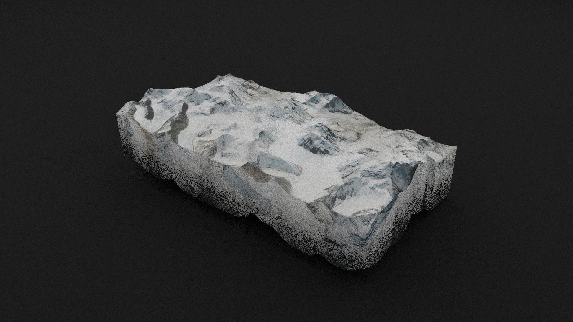 Labuche Kang Low-poly 3D model_4