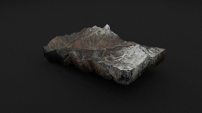 Lhotse Low-poly 3D model