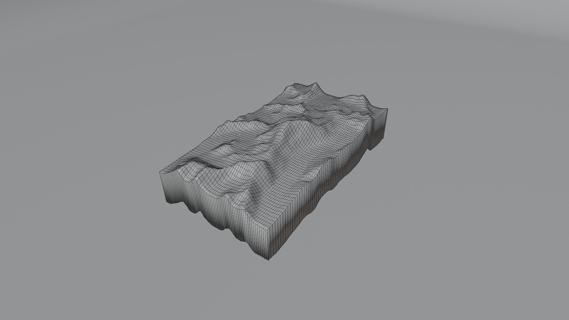 Mamostong Kangri Low-poly 3D model_8