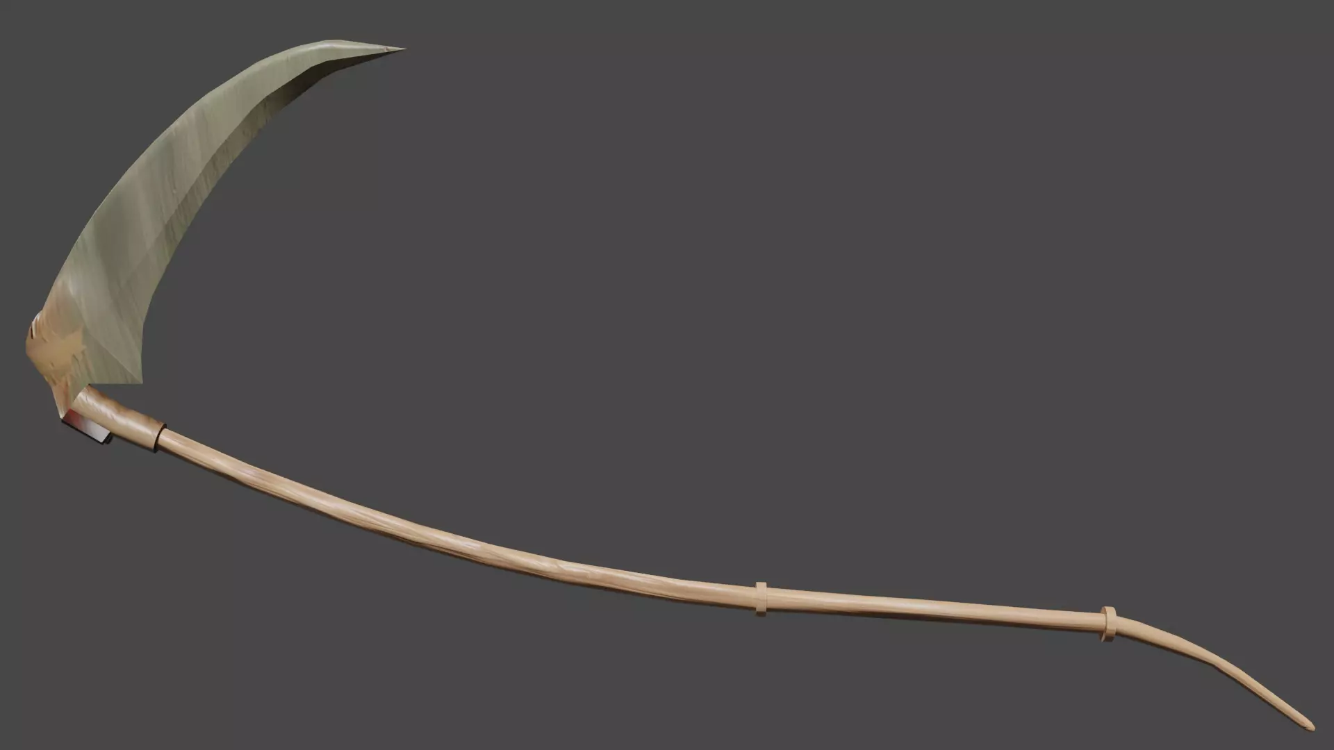 great scythe from Darksouls Low-poly 3D model