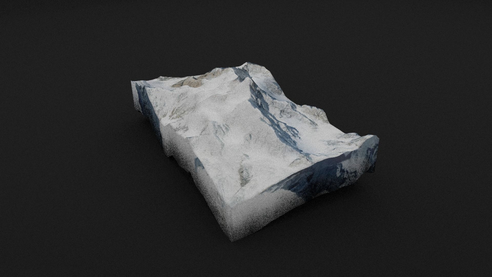 Masherbrum Low-poly 3D model_7