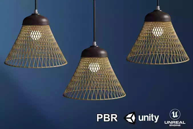 Netta wood hanging interior modern light