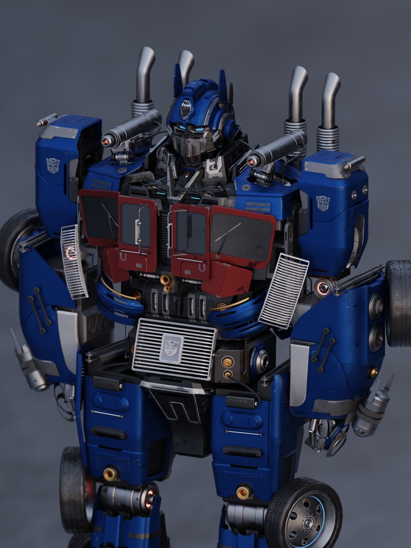 Optimus Prime-TRANSFORMERS 3D model_2