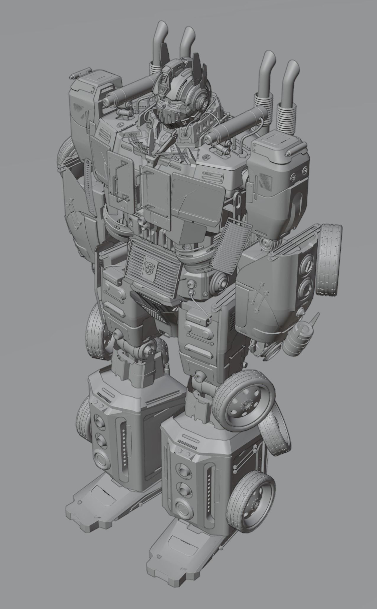 Optimus Prime-TRANSFORMERS 3D model_9