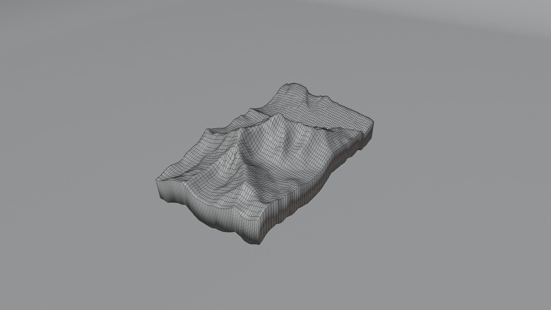Nanda Devi Low-poly 3D model_8