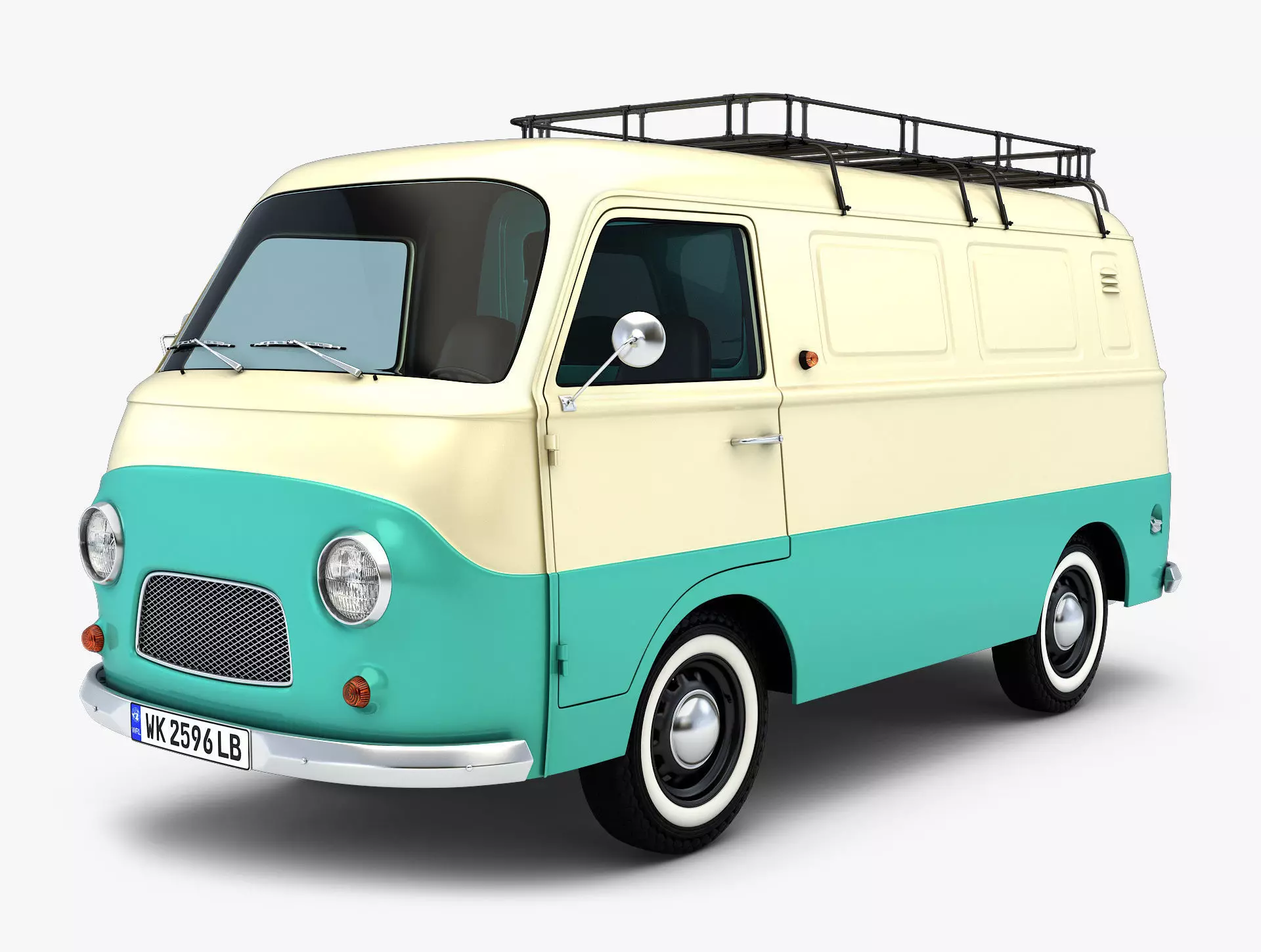 Retro Van v 1 3D model