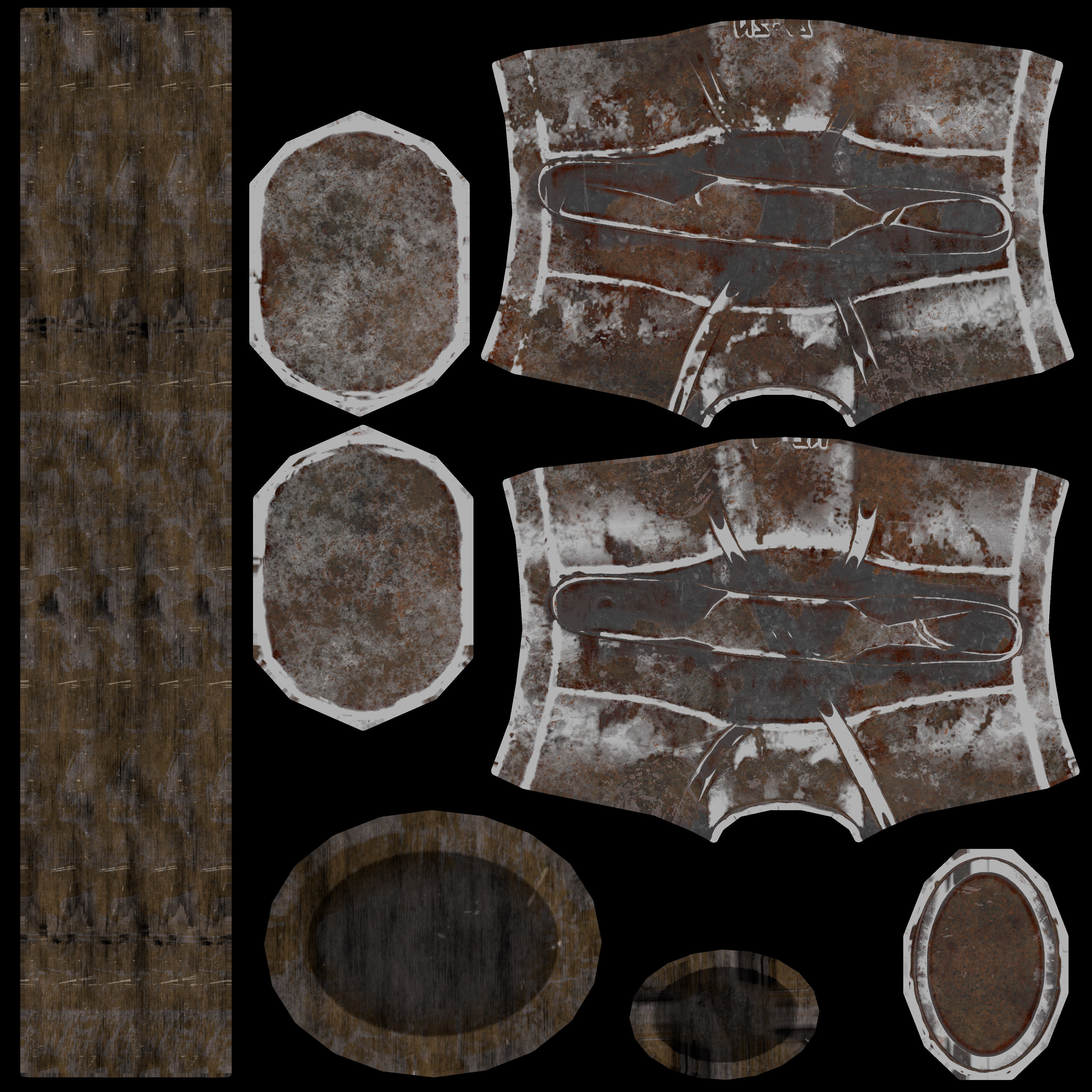 Sledge Hammer PBR Low-poly 3D model_8