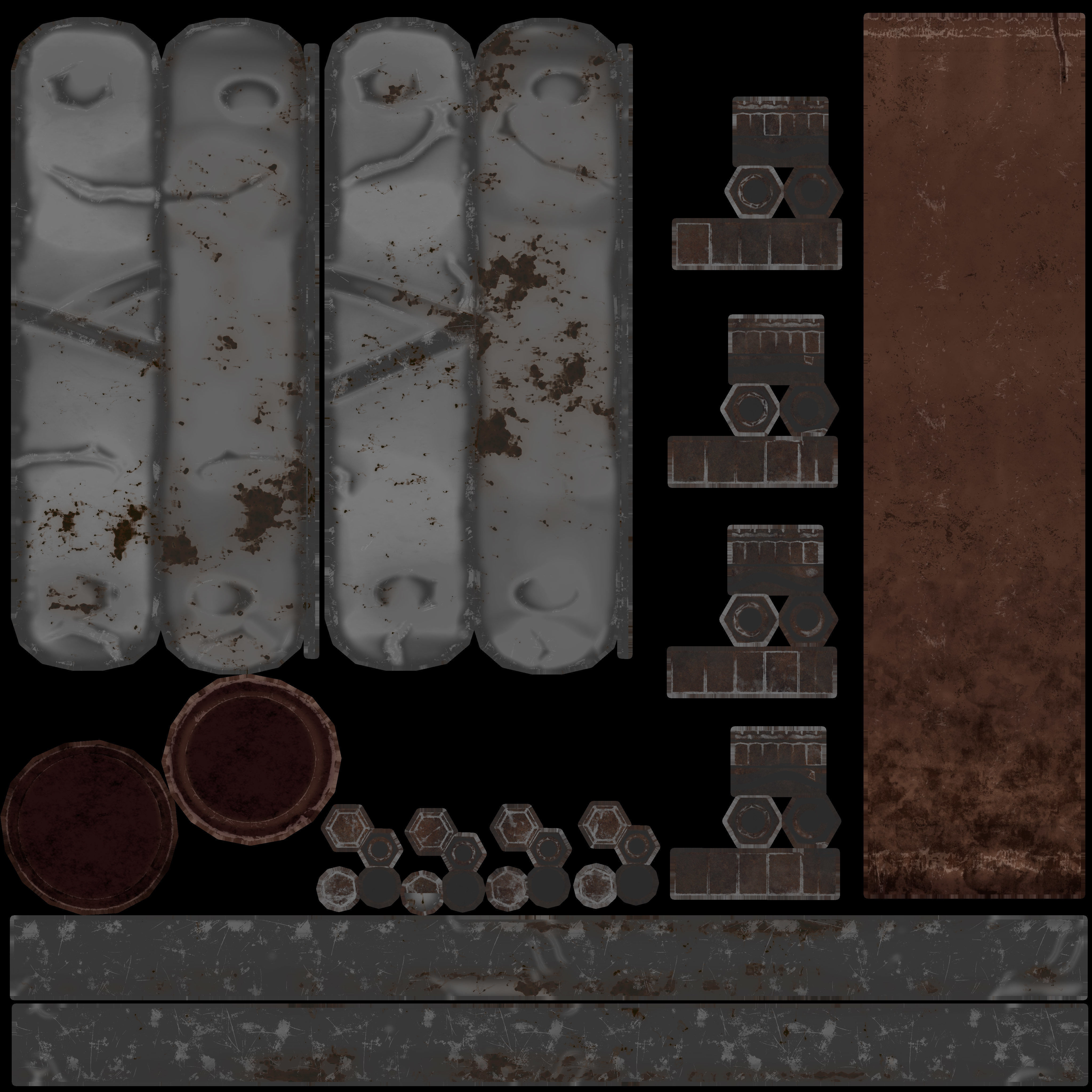 Sledge Hammer PBR Low-poly 3D model_9