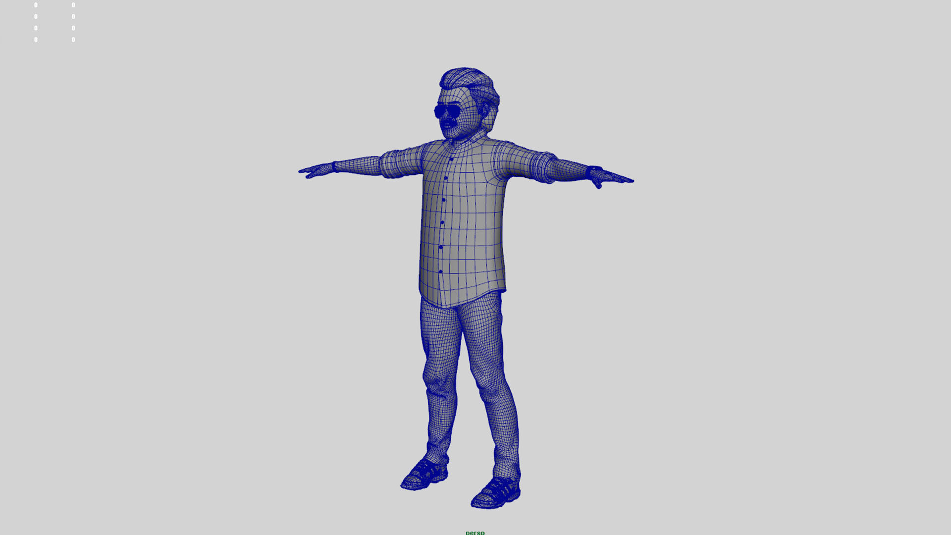 super star actor rajini kanth 3D model_9