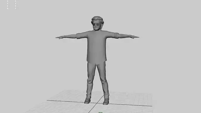 super star actor rajini kanth 3D model