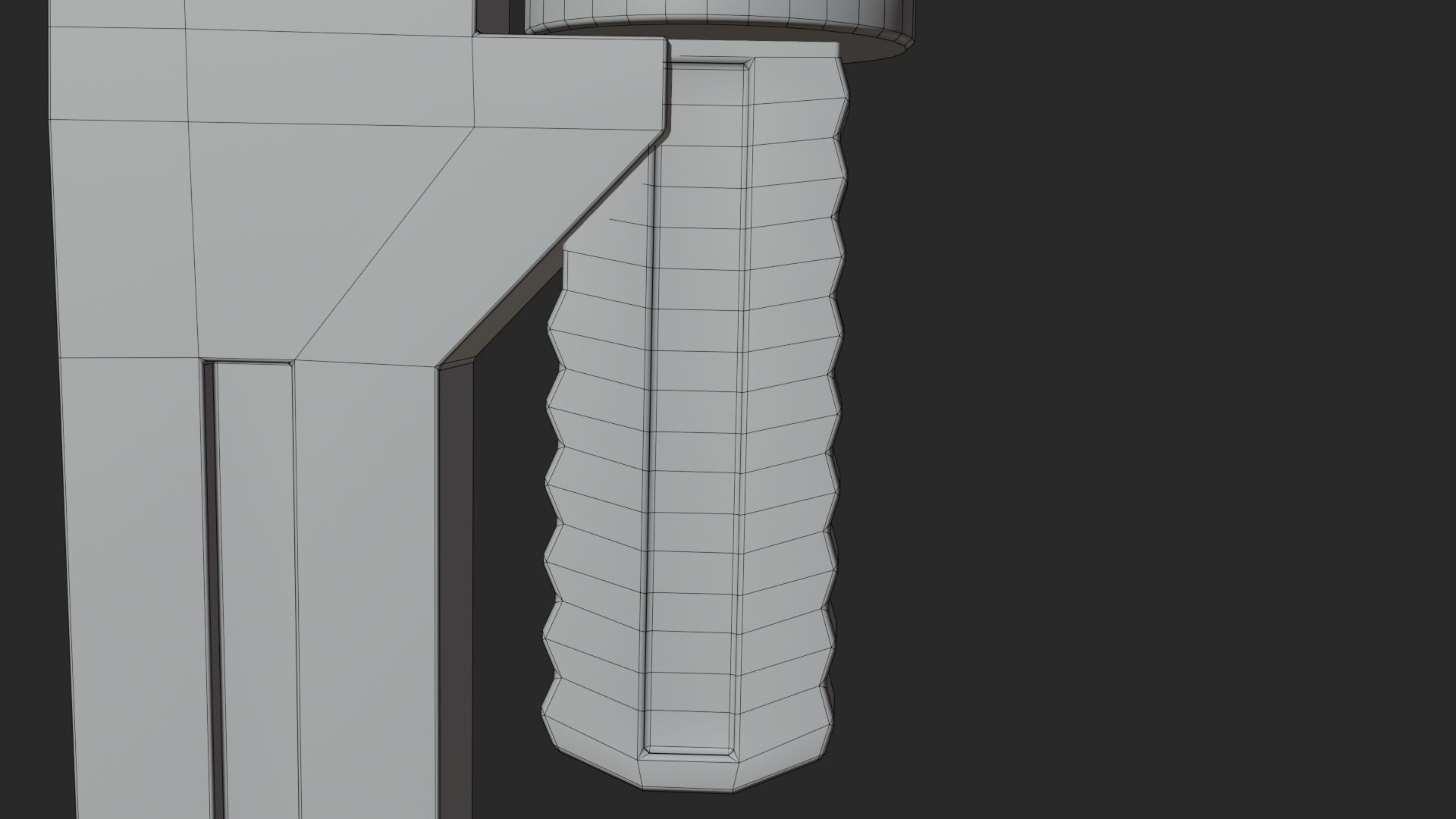 Low-Poly Pipe Wrench by Nikdox Low-poly 3D model_13