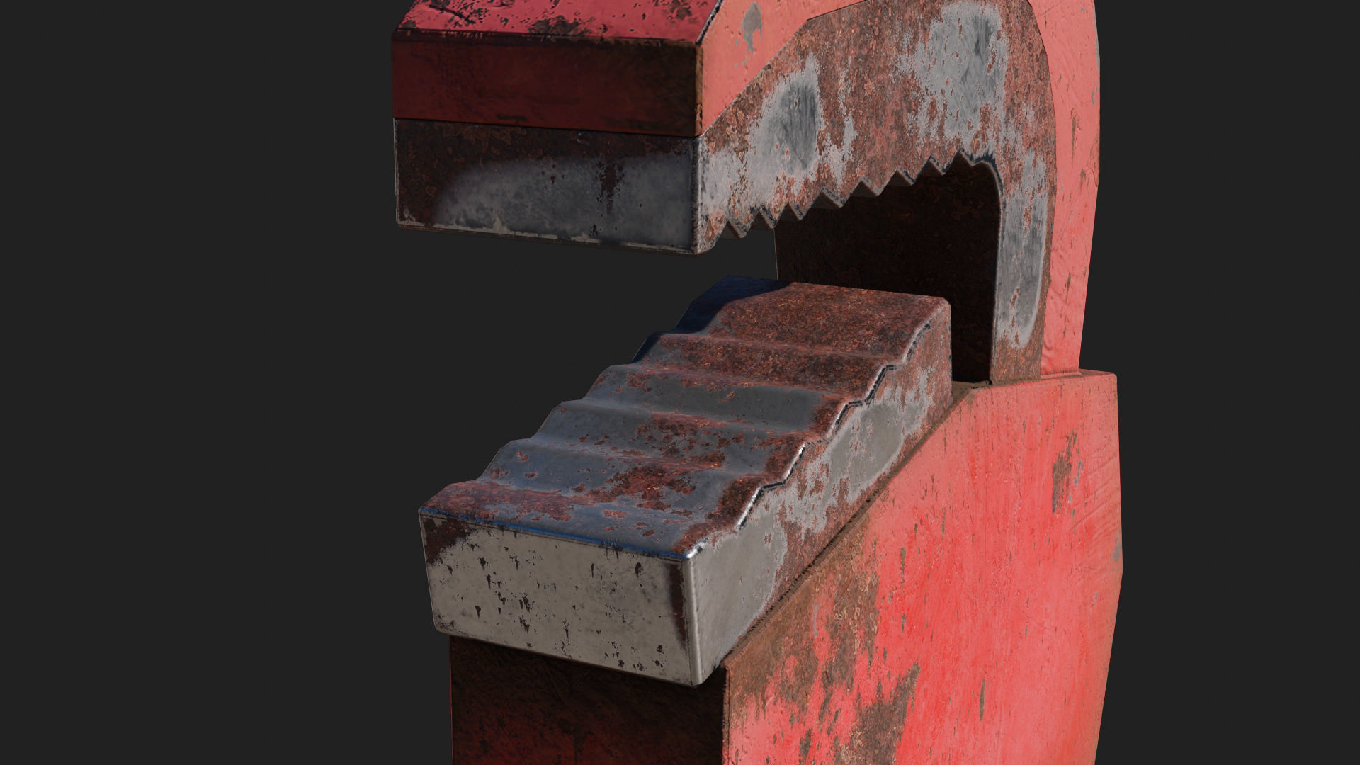 Low-Poly Pipe Wrench by Nikdox Low-poly 3D model_7