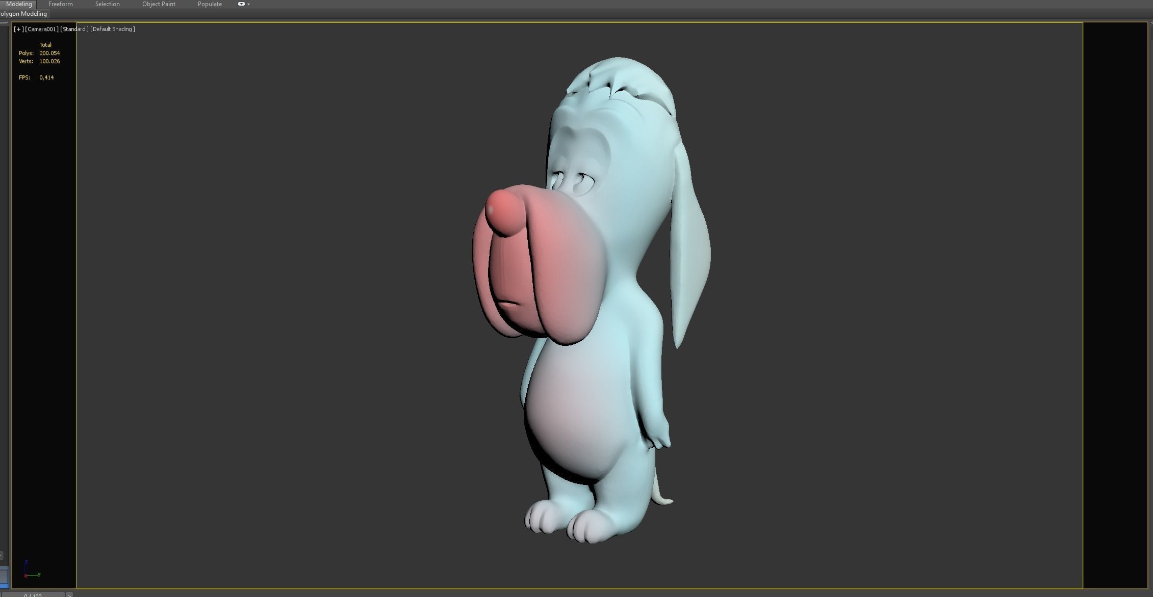 Droopy 3D print model_6