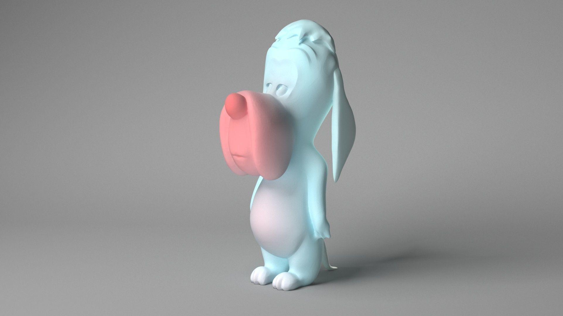 Droopy 3D print model_1