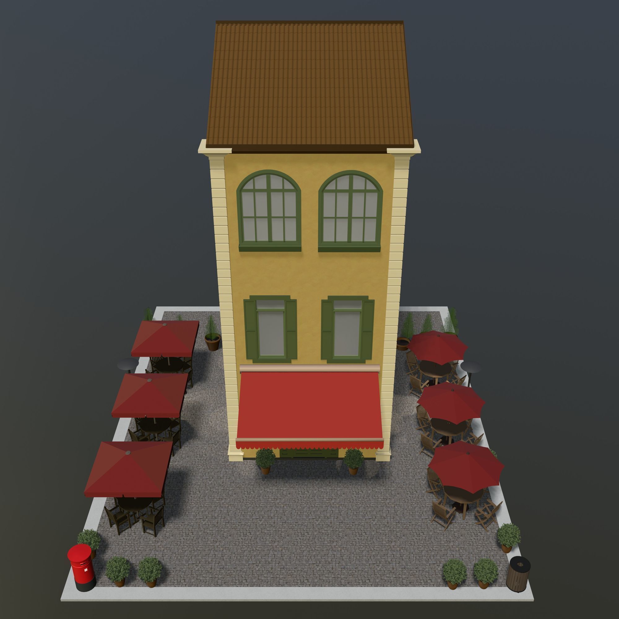 Retro cafe 2023-0006 3D model_2