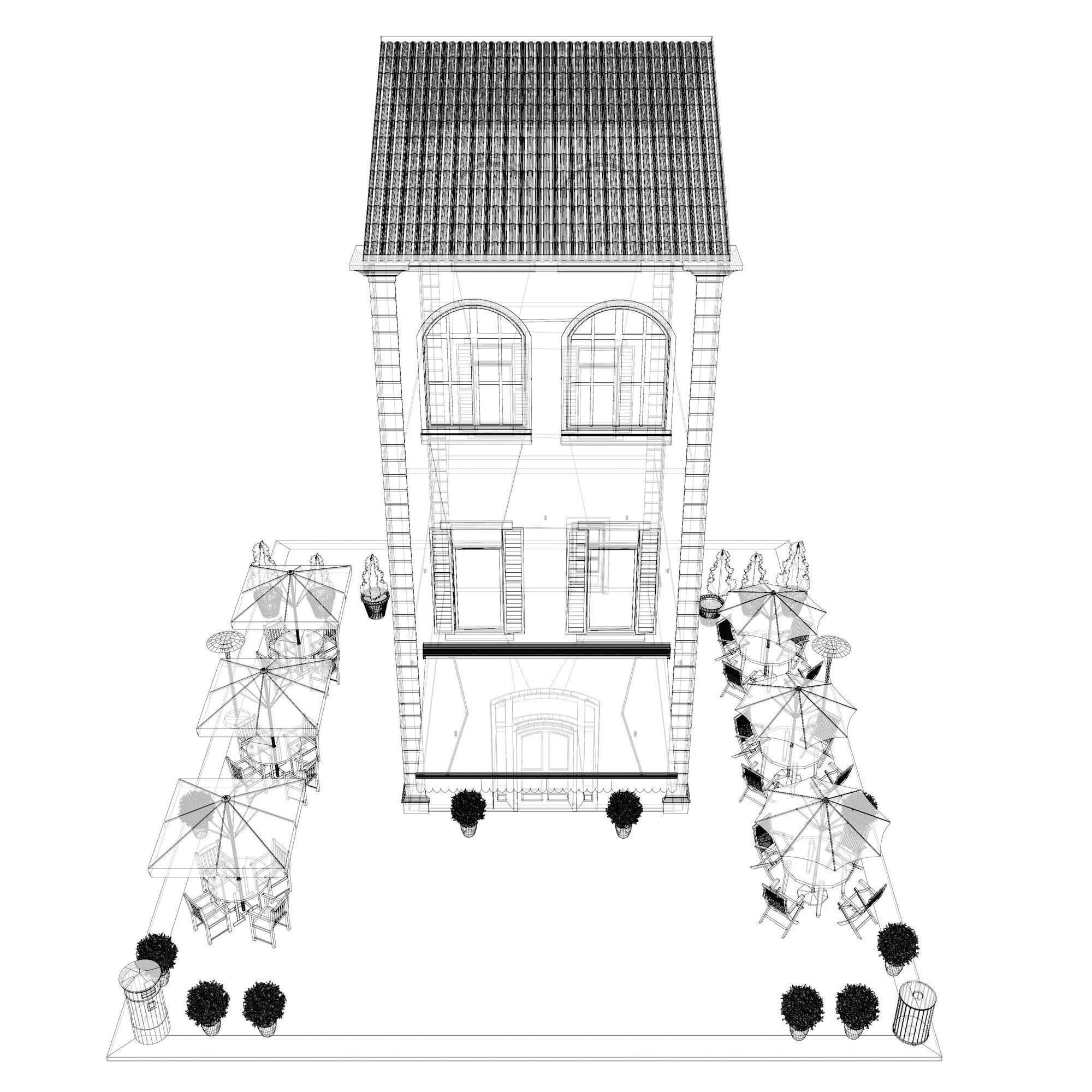 Retro cafe 2023-0006 3D model_9