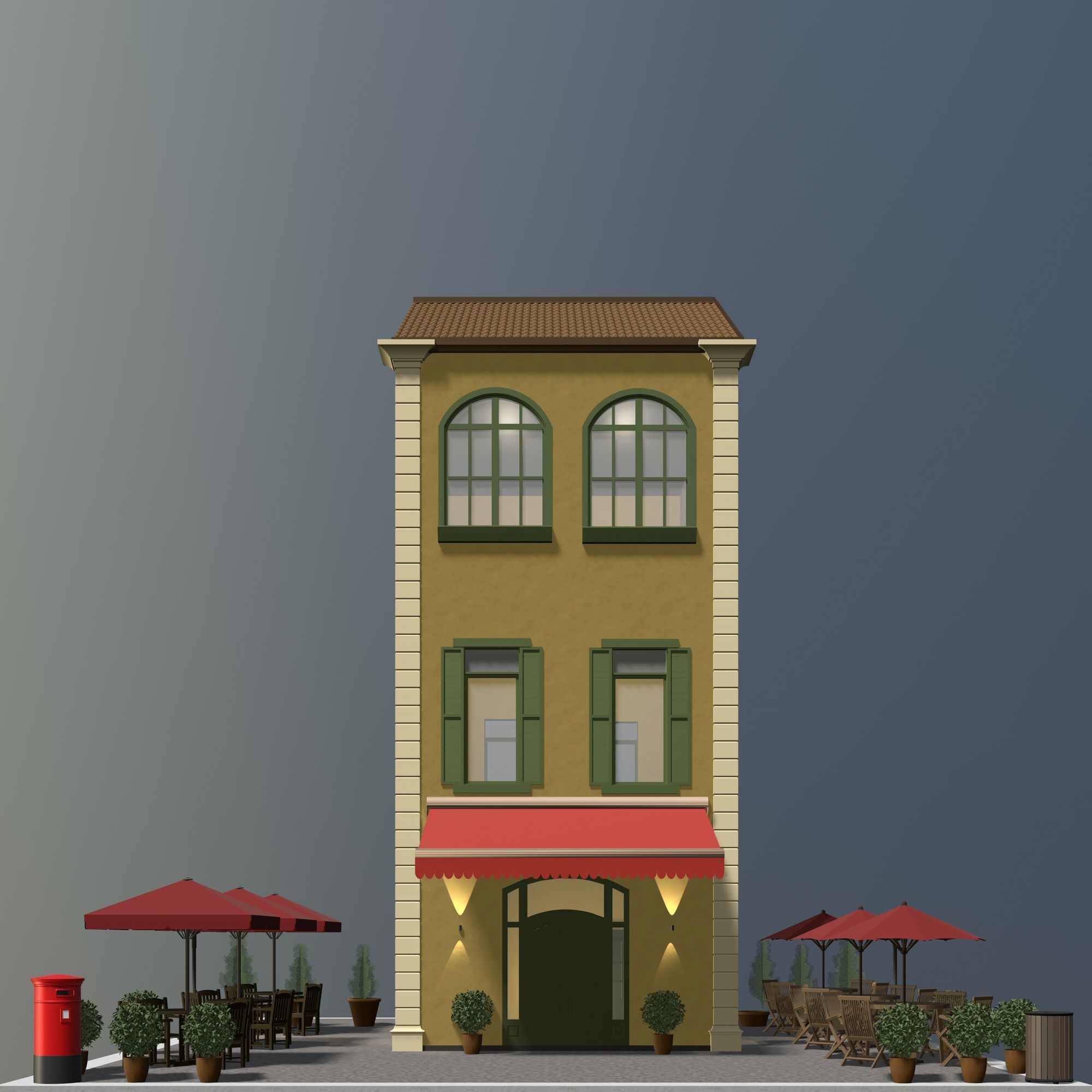 Retro cafe 2023-0006 3D model_1