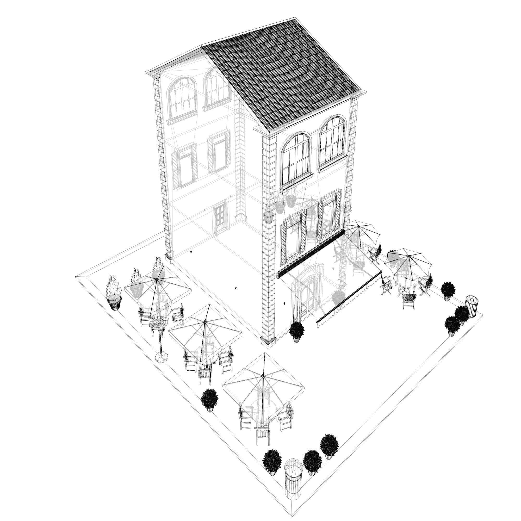 Retro cafe 2023-0006 3D model_5