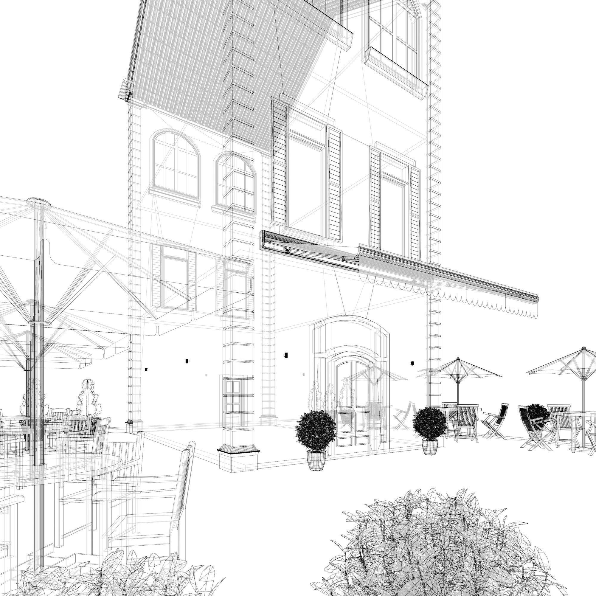 Retro cafe 2023-0006 3D model_6