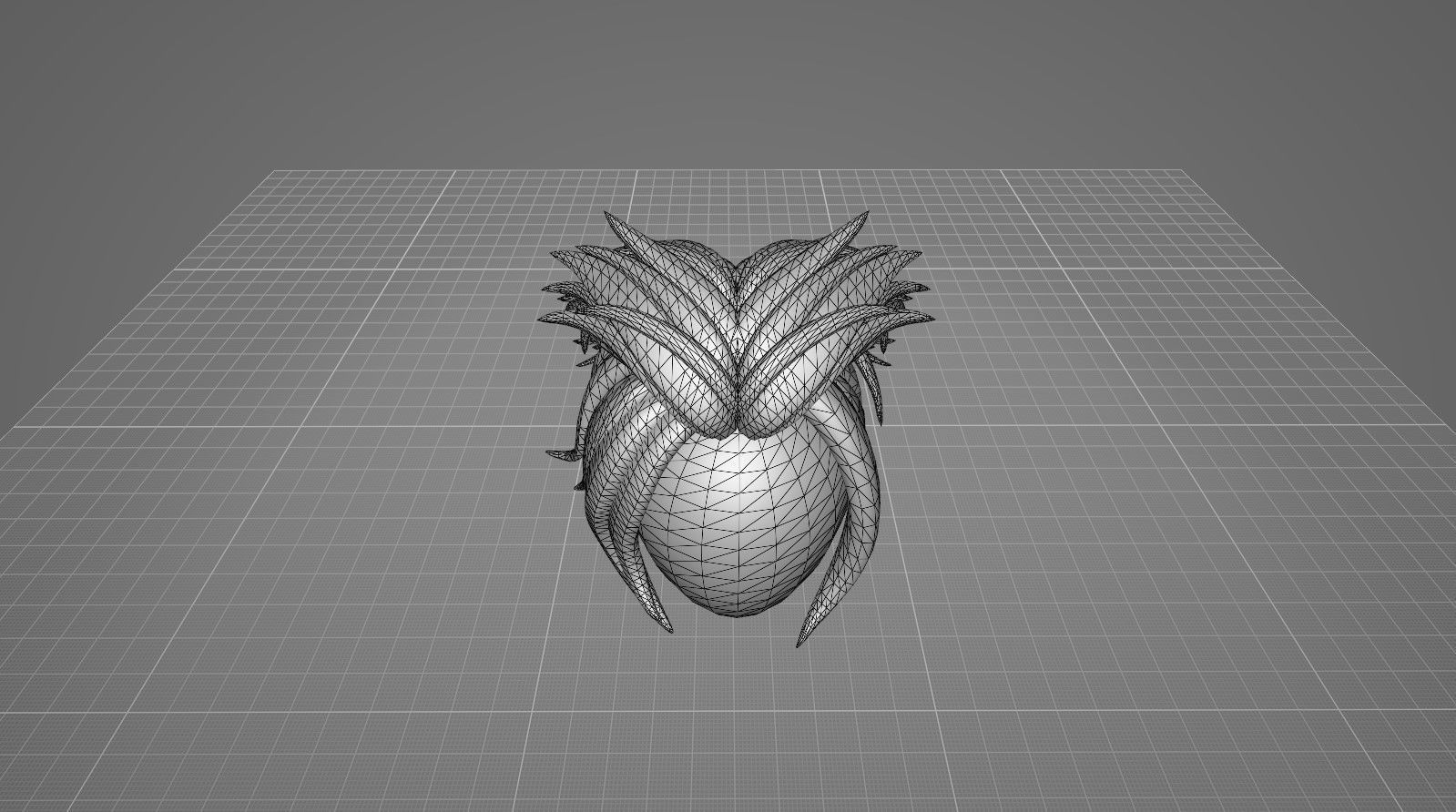 Hairstyle 4 IN 1 Low-poly 3D model_62