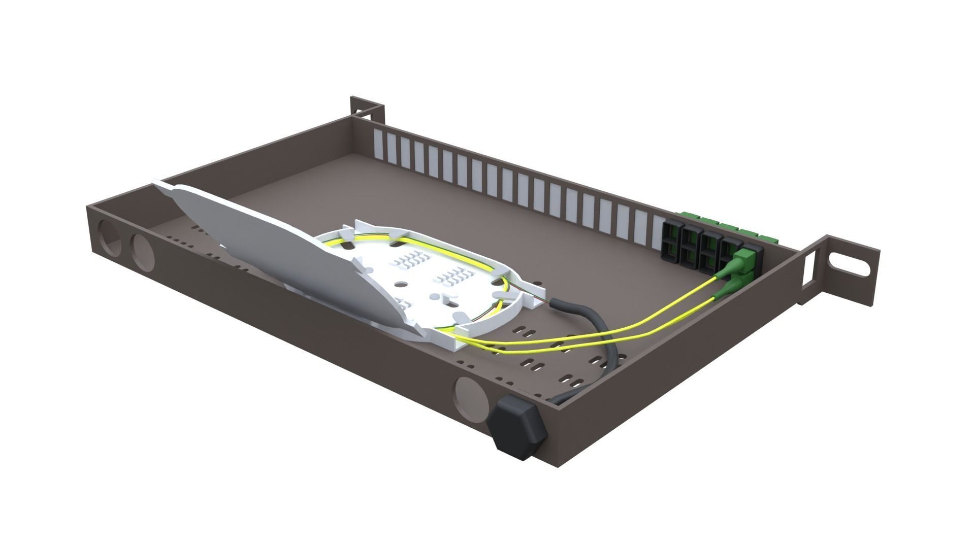 Optical fiber splitter 3D model_3
