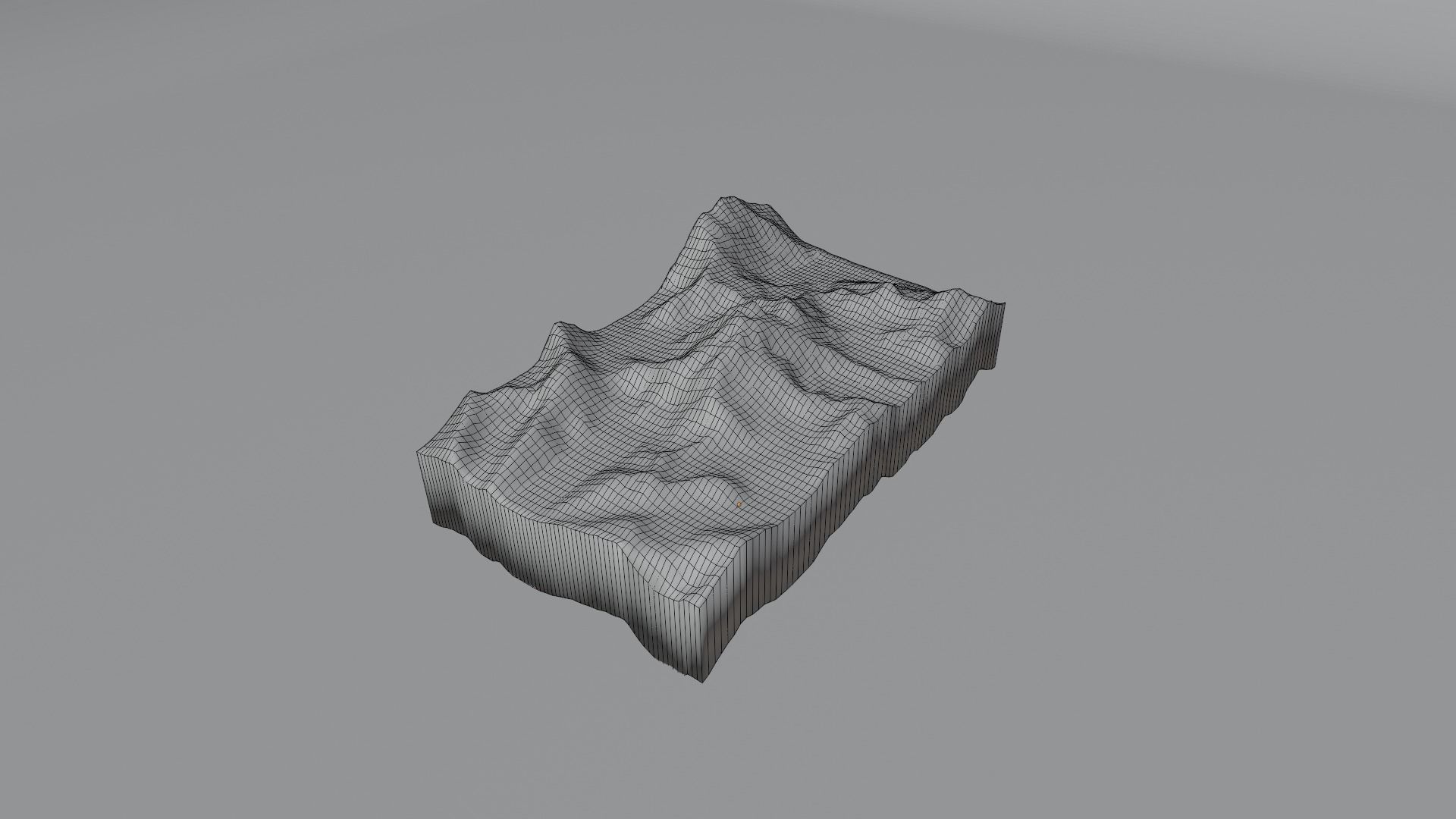 Skyang Kangri Low-poly 3D model_8