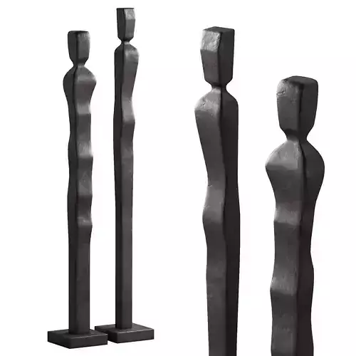 333 interior sculptures 09 abstract figures of people bronze P02