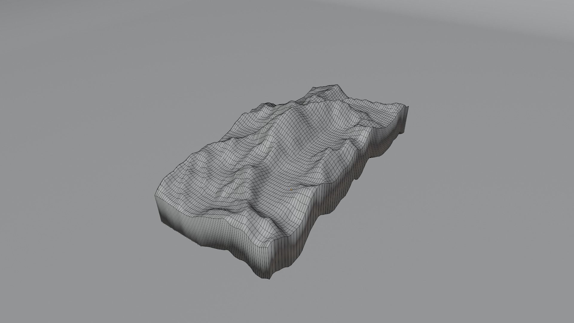 Tirich Mir Low-poly 3D model_8