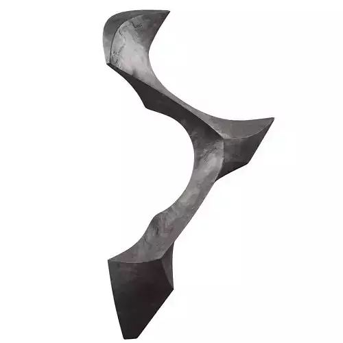 335 interior sculptures 11 abstract damaged piece of metal 02