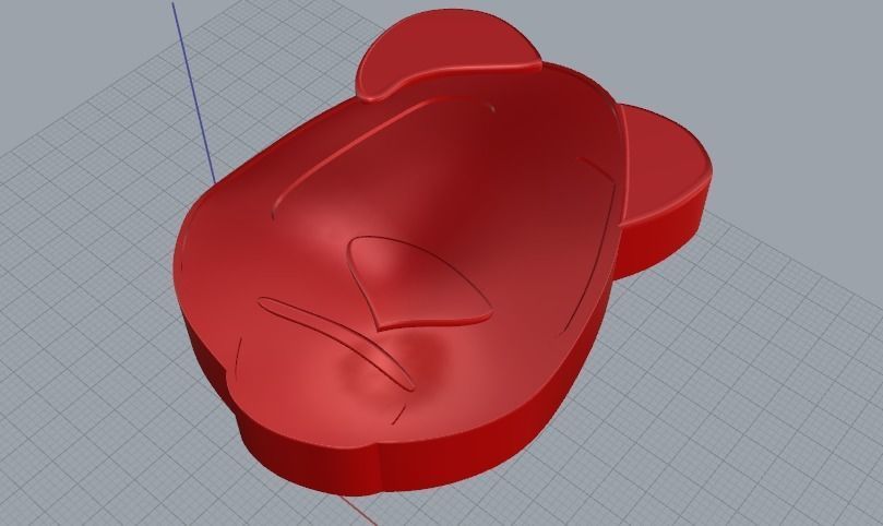 Dog head Model 3616 3D print model_3