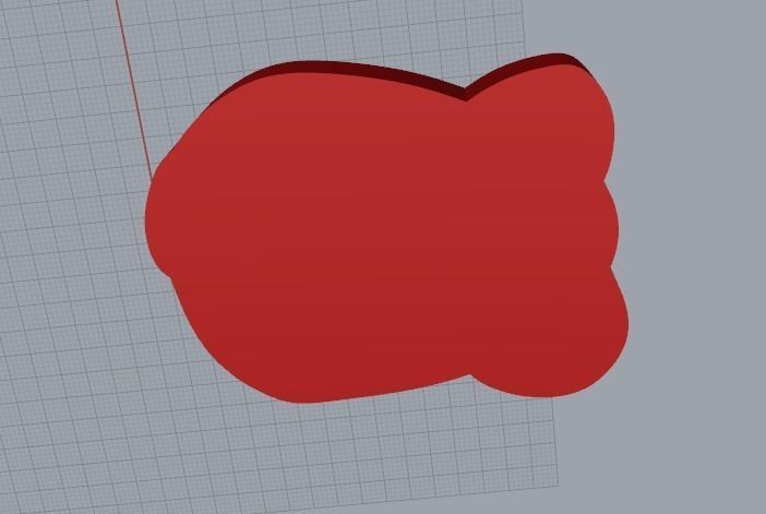 Dog head Model 3616 3D print model_4