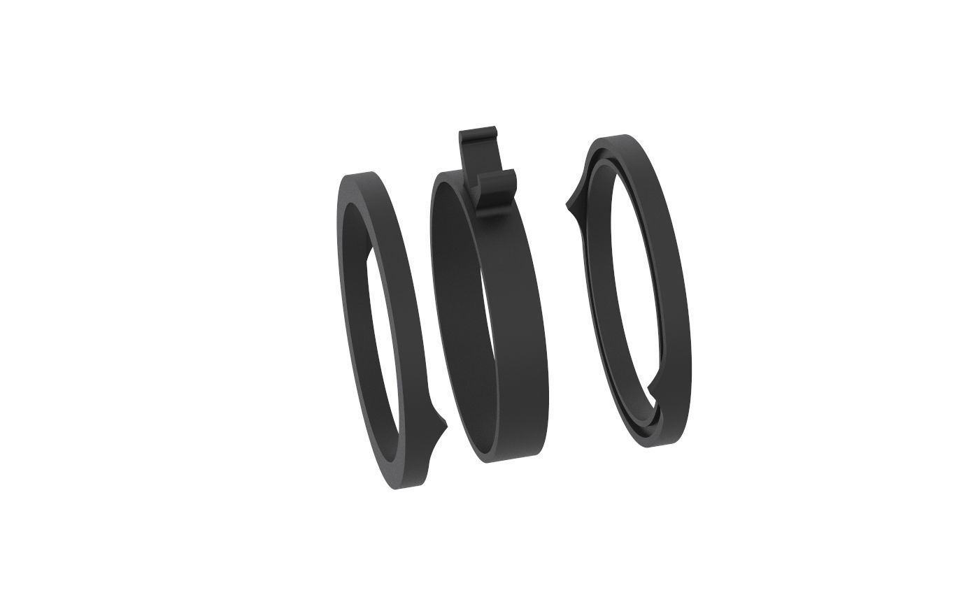 bvlgari wedding ring multisize  3D print model_9