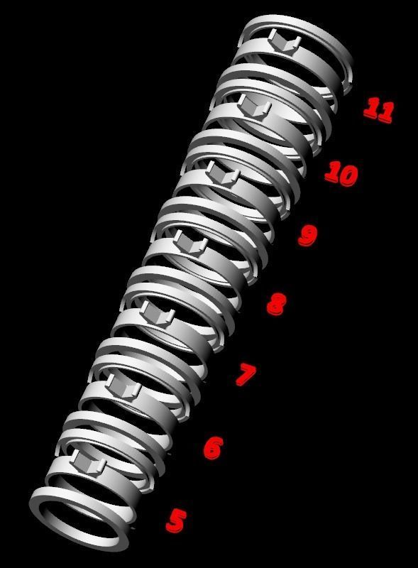 bvlgari wedding ring multisize  3D print model_11