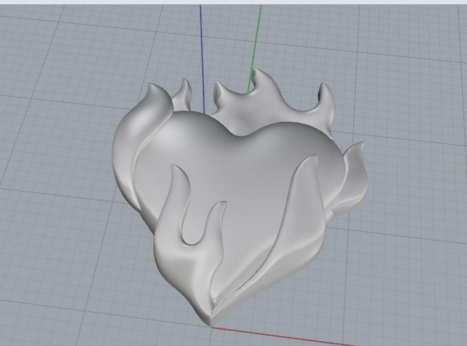 Heart Model 3612 3D print model_2