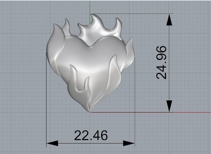 Heart Model 3612 3D print model_6